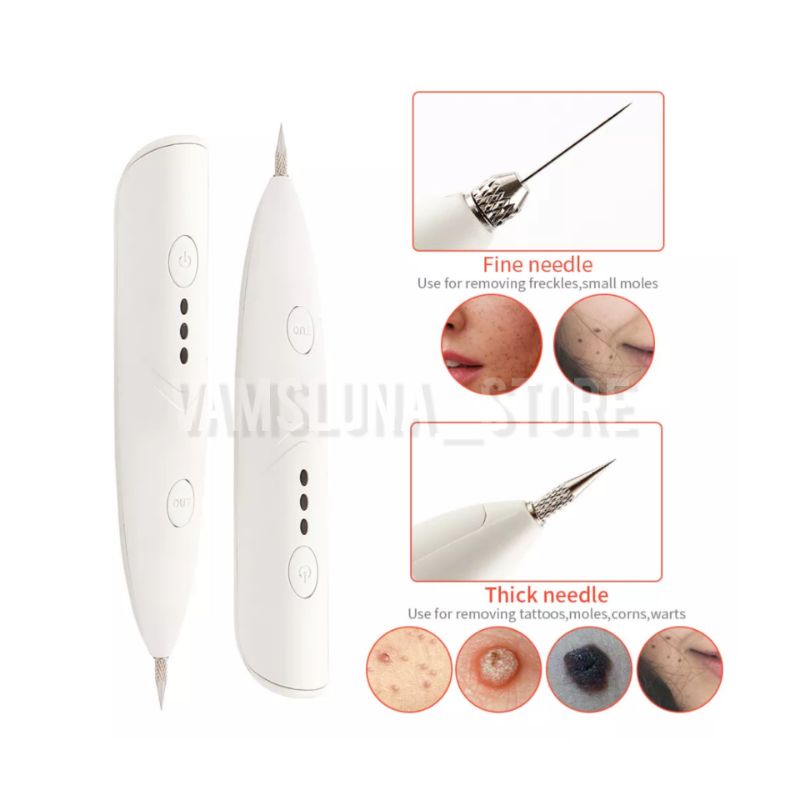 Mini Freckle Pen / Portable Couter Penghilang Spots / Moles / Fleshy Nevus / Tato /TATTO Tahi Lalat // Soft cauter laser penghilang flek tai lalat kutil tatto bintik hitam melasma milia plasma pen