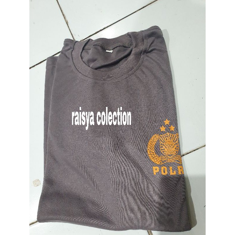 kaos polisi /kaos dalaman polisi / kaos dalaman polri