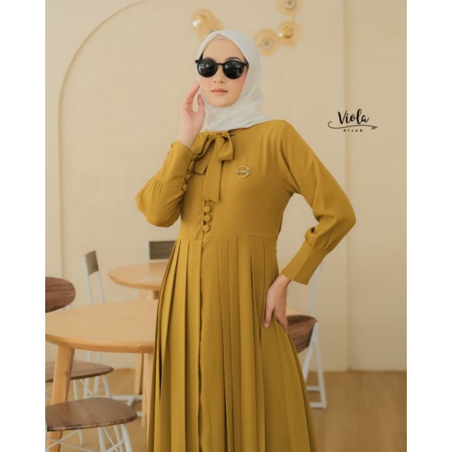 HASEENA DRESS By Viola Hijab Gamis Ori Viola Hijab/Haseena Ori Viola Hijab