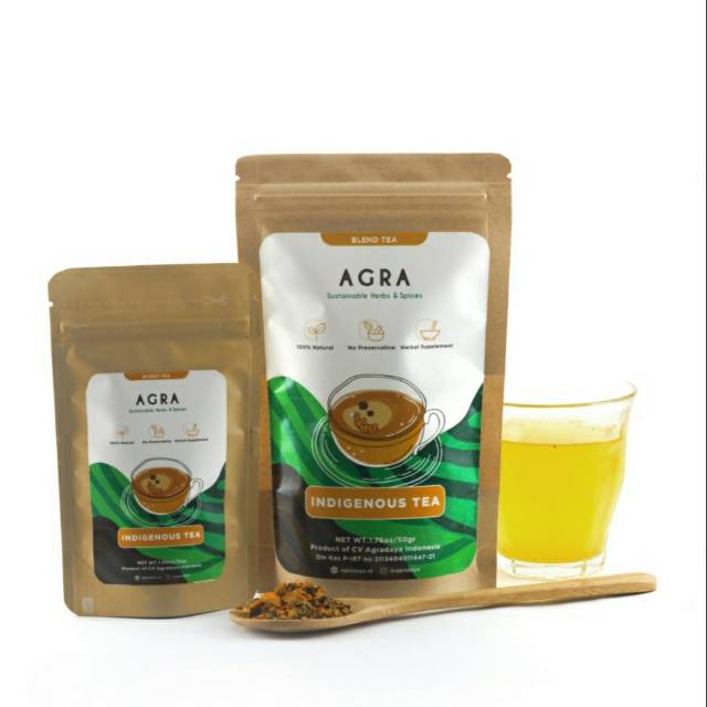 Jual Agradaya Indigenous Tea Teh Kurkuma Gr Shopee Indonesia