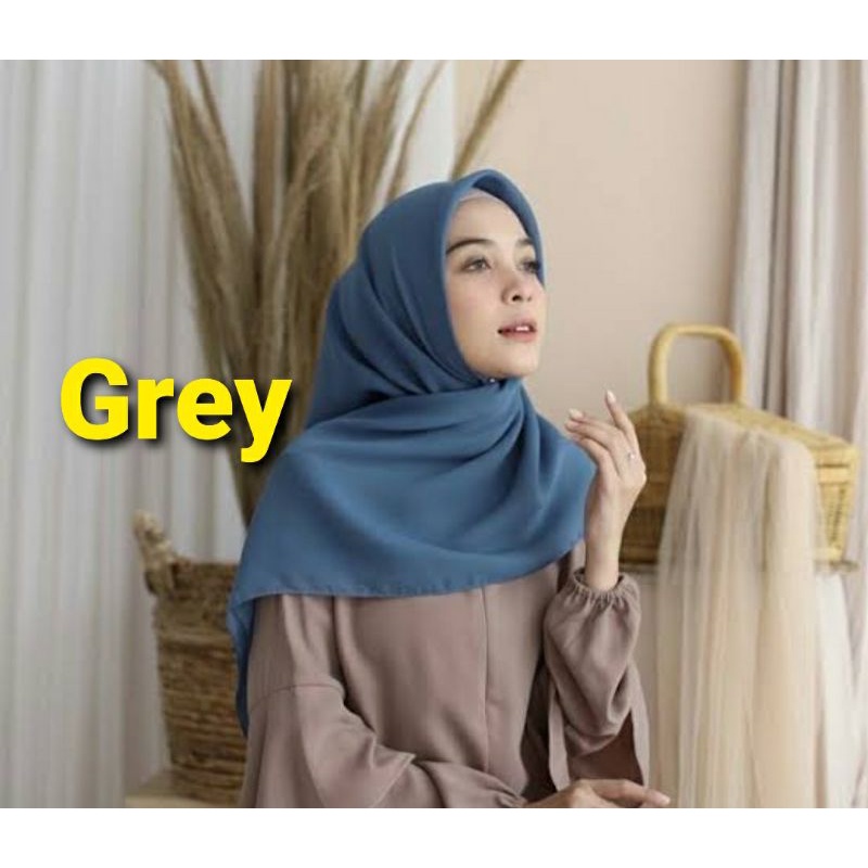 Pashmina 200x75 Diamond Ceruty Halus Pasmina Panjang Phasmina Basic Non Instan Grosir Sleman Jogja-Pashmina Grey