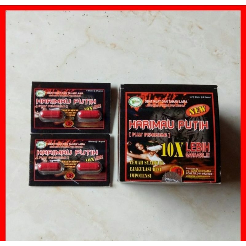 JAMU HERBAL HARIMAU PUTIH ORIGINAL/ JAMU HERBAL PRIA DEWASA