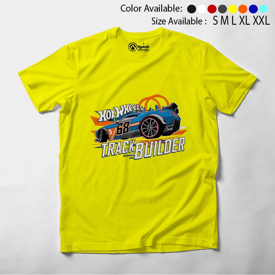 Kaos Atasan Anak Laki Laki Hotwheels Track Builder