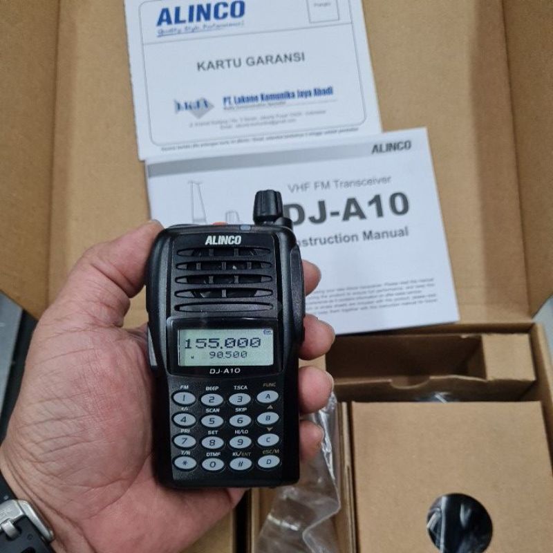 HT ALINCO DJ-A10 VHF GARANSI RESMI ALINCO DJ A10 ORIGINAL