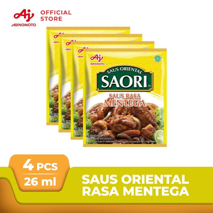

ds001vv Saori® Saus Mentega 26 Ml (4 Pcs) Fsfs201
