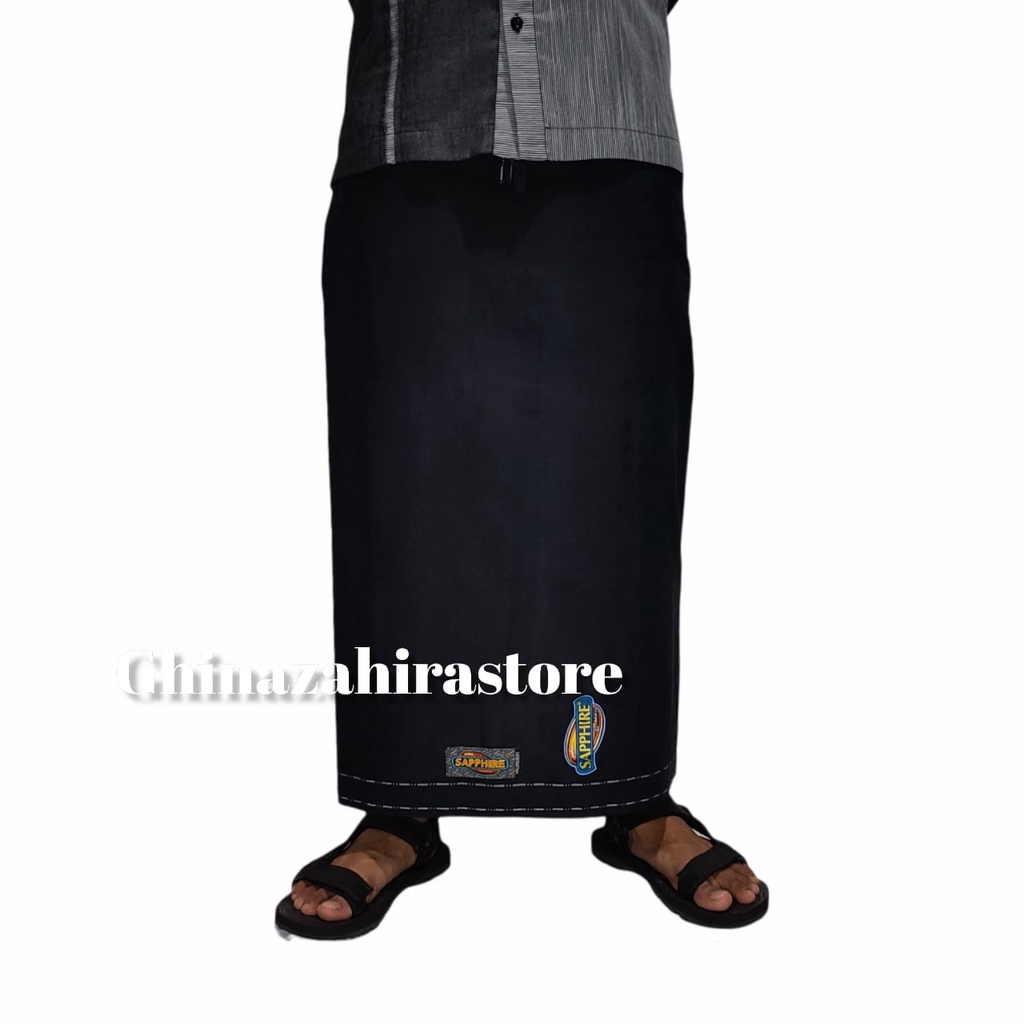 Sarung Celana Sapphire Hitam Polos Original 100%