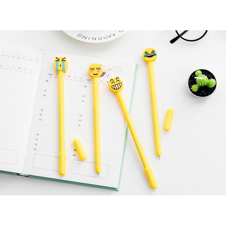 PULPEN GEL KARAKTER CARTOON EMOJI