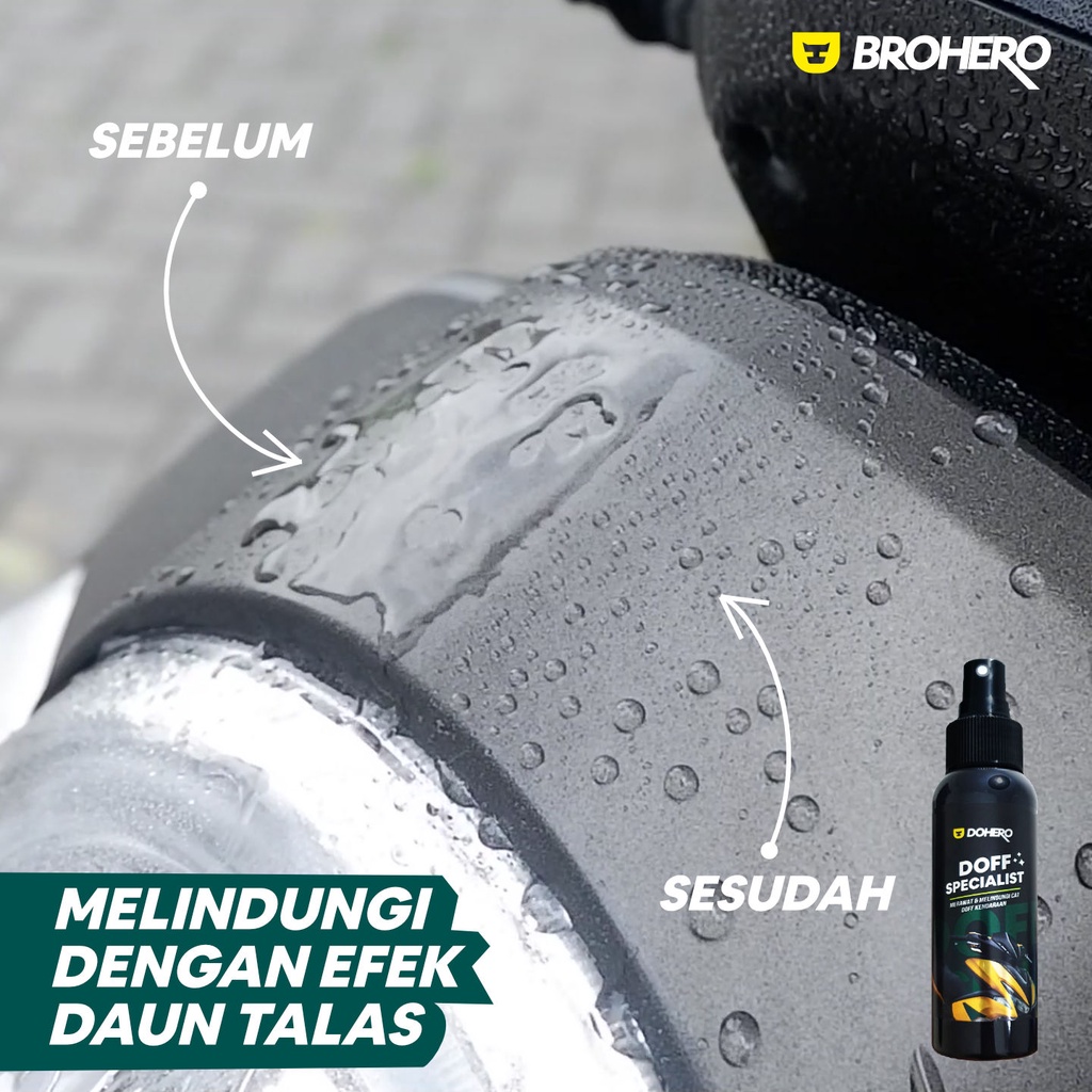 Pengkilap Body Motor Doff / Mobil Doff / Matte / Doff Specialist - By Brohero