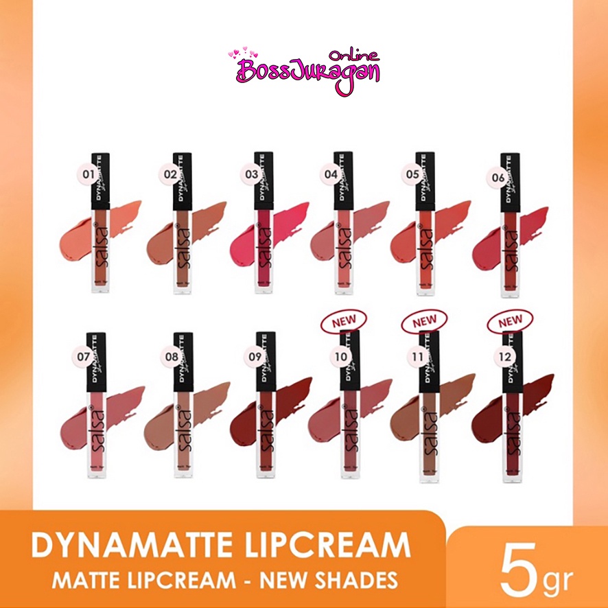 (BOSS) SALSA Dynamatte Lip Cream - Matte Lip cream | Longlasting Transfer-proof Matte Cream