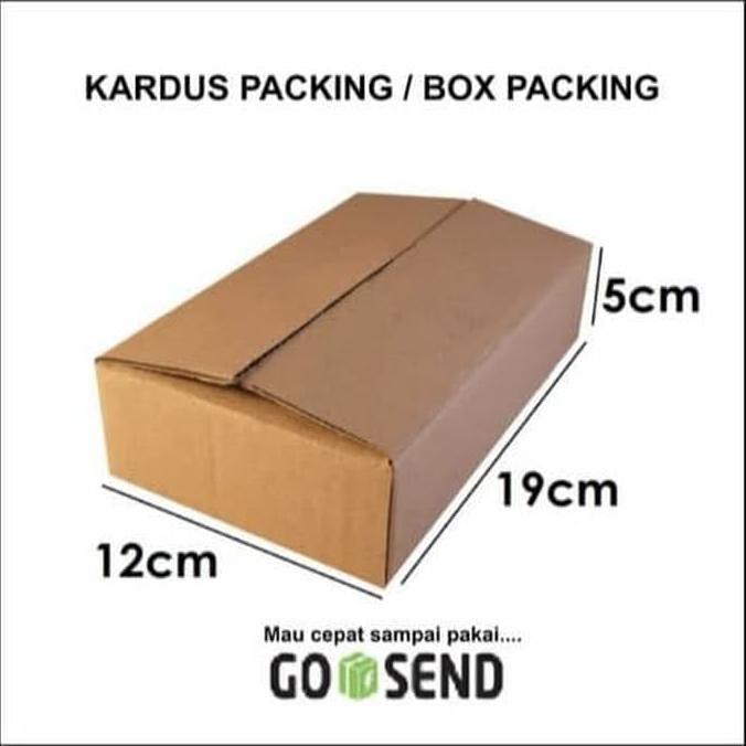 

Box Kardus Packing Karton Polos Murah 19 X 12 X 5Cm Dafa.Olshop