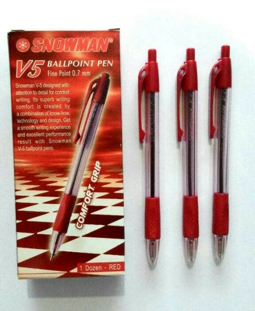 PULPEN BALLPOINT PEN CETEK V5 SNOWMAN