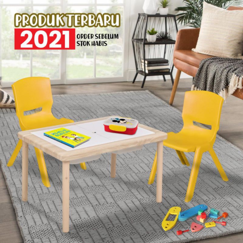 Meja belajar anak/kursi anak kokoh minimalis