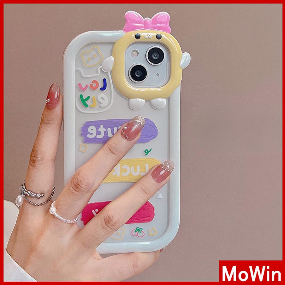 iPhone Case Silicone Soft Case Clear Case Airbag Shockproof Protection Camera Shiny Hand Feel Cartoon Cute Compatible For iPhone 11 Pro Max 13 Pro Max 12 Pro Max 7Plus xr XS Max