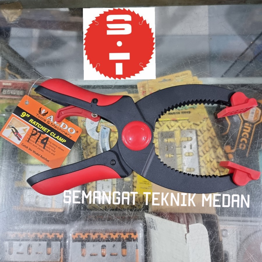 9" KLEM KAYU CATOK JEPIT PENJEPIT CLAMP BAIS MODEL RATCHET 9 " ALDO