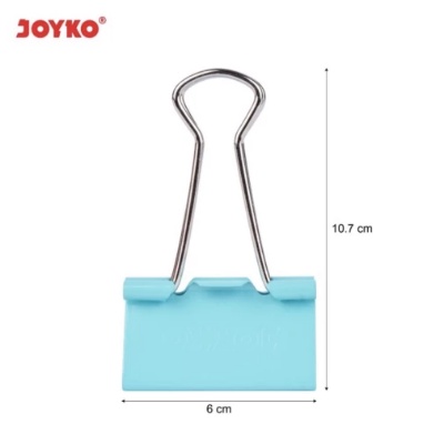 

Binder Clip Klip Penjepit Kertas Joyko 280PTL Pastel 1 Drum 6 Pcs High Quality