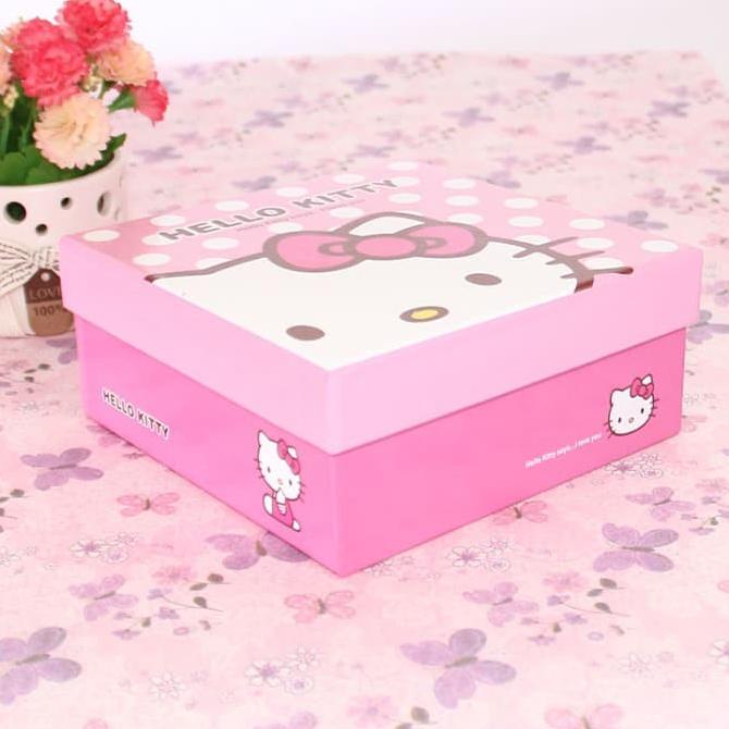 

[COD] Paper Box Hello Kitty Size L Box Kotak Box Souvenir Box Hadiah Kotak [COD]