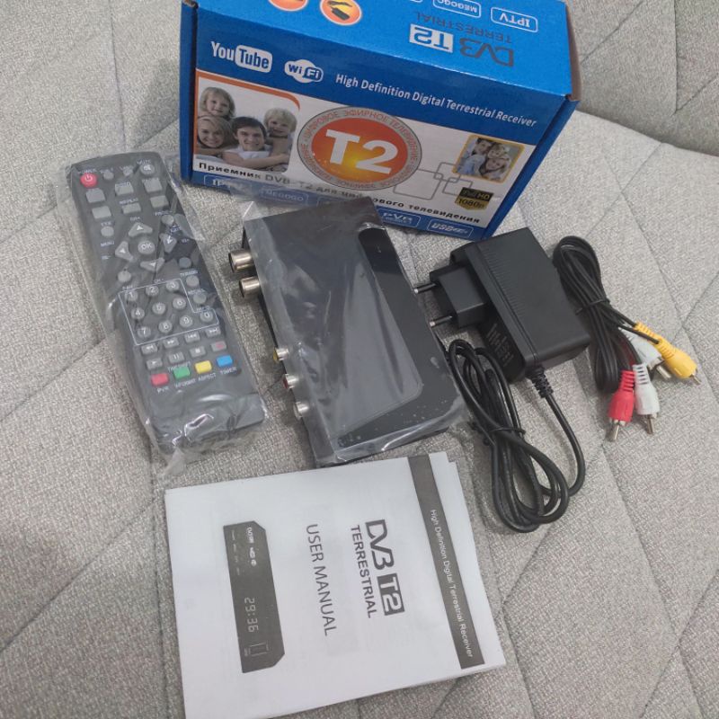 DVB Box tv digital dan support wifi dengan youtube - DVB T2