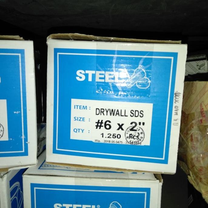 x1duz #6x2'' Sekrup SDS Drywall Gypsum 5cm ( Drywall Screw )