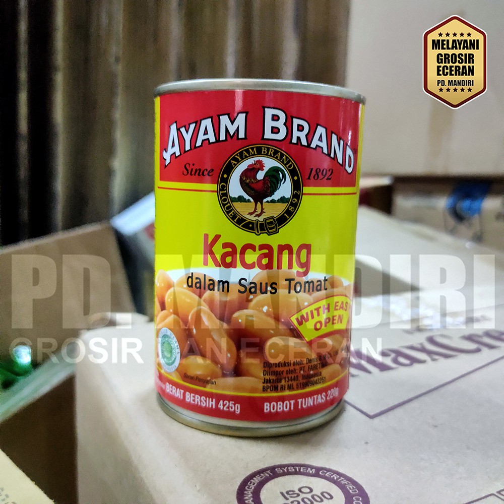 

AYAM BRAND KACANG SAUS TOMAT 425 GR