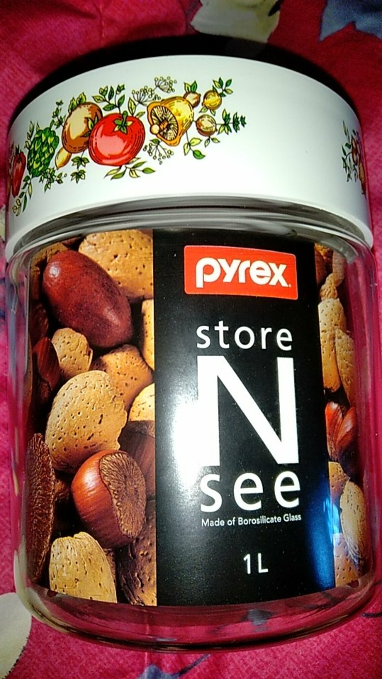 Toples Pyrex 1l (1 Liter) Kaca Store N See Kedap Udara Airtight 7024-8