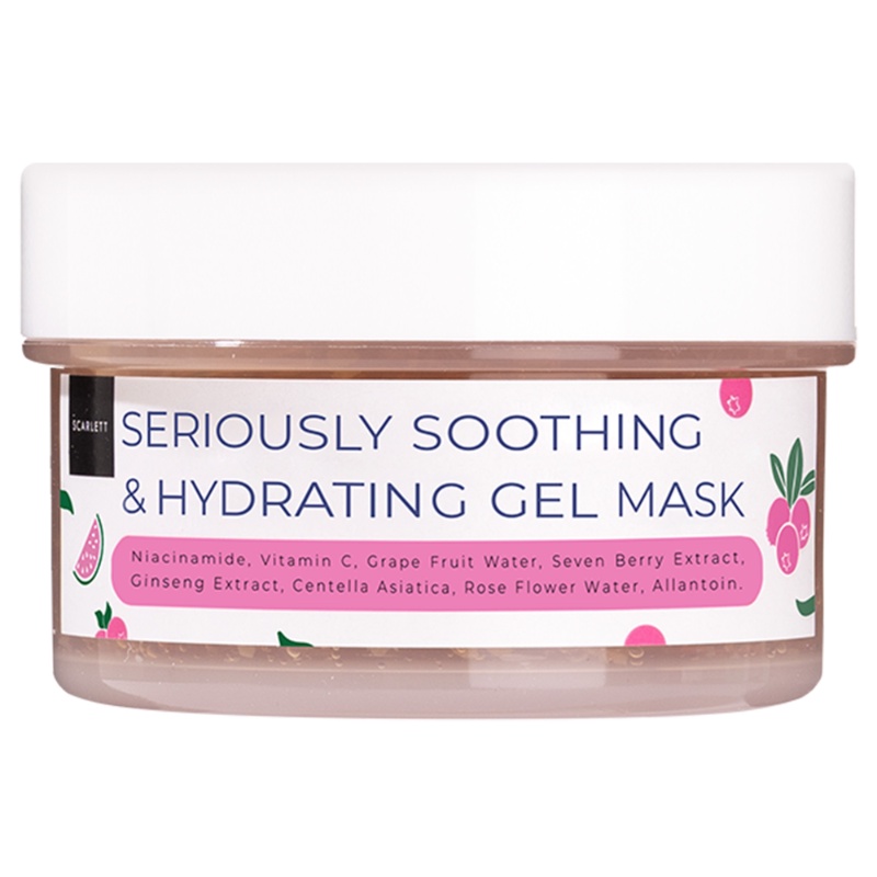 [COD] Masker Gel Scarlett Whitening Seriously Shooting &amp; Hidrating Merawat Kulit Berjerawat Iritasi dan Komedo - BPOM