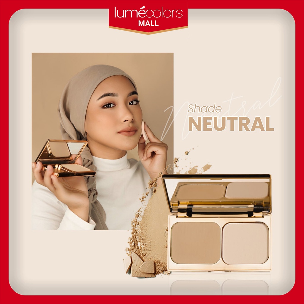 Two Way Cake Lumecolors Bedak Korea Padat Compact Powder Flawless Viral