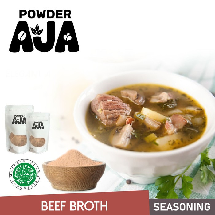 

POWDER AJA - 1KG BUMBU RACIK RASA KALDU SAPI/BEEF BROTH