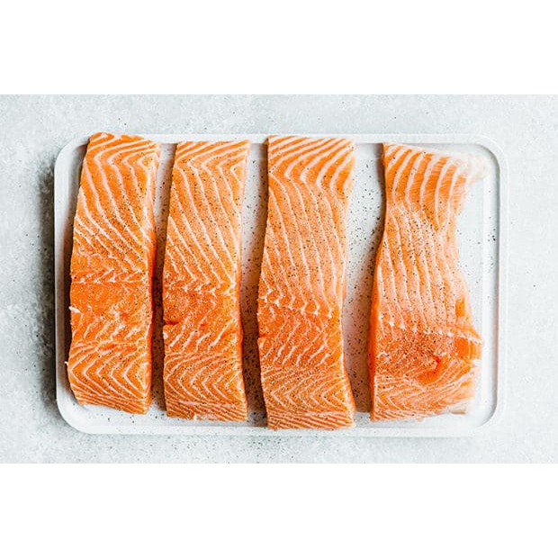 IKAN NORWEGIAN SALMON FILLET FROZEN FISH NORWAY 200GR