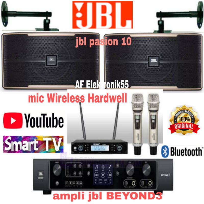 Paket Sound System Karaoke Full JBL Speaker Pasion 10 JBL + Ampli JBL Original