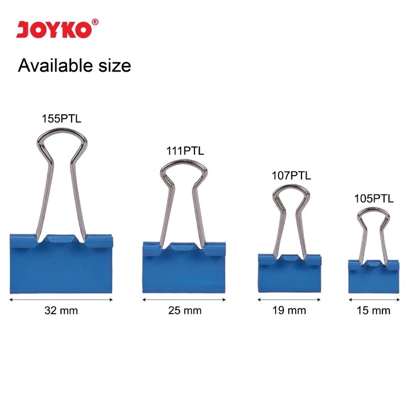 

Binder Clip Joyko Warna Pastel