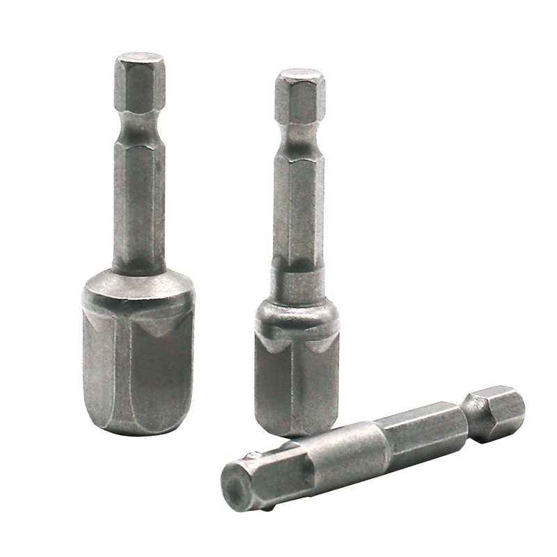 JIGONG Mata Obeng Adapter Drill Bits Hex Shank 1/4 3/8 1/2 3PCS LK006