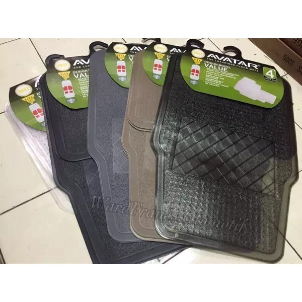KARPET ORIGINAL MOBIL AGYA AYLA AVATAR 5001 2 BARIS 4 PCS UNIVERSAL