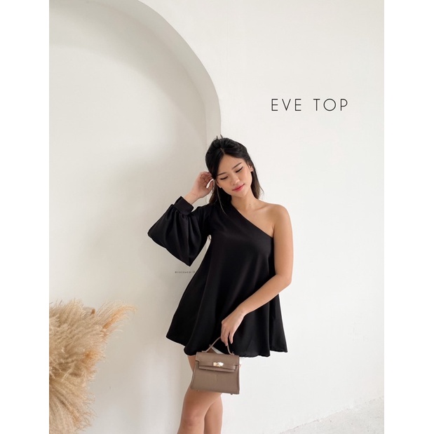 EVE TOP - ATASAN ONE SHOULDER PREMIUM WANITA