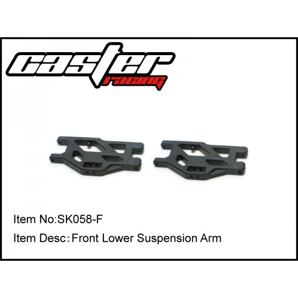 Rc Car Buggy Front Lower Suspension Arm 1/10 Caster Racing SK058-F