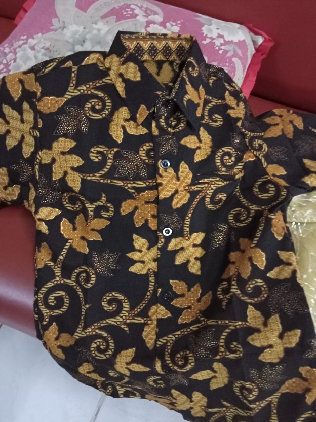 Kemeja Batik Anak Lengan Pendek