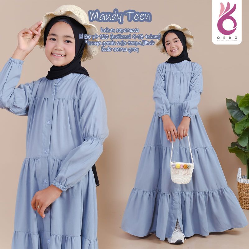 maudy teen gamis anak maudy gamis dress anak