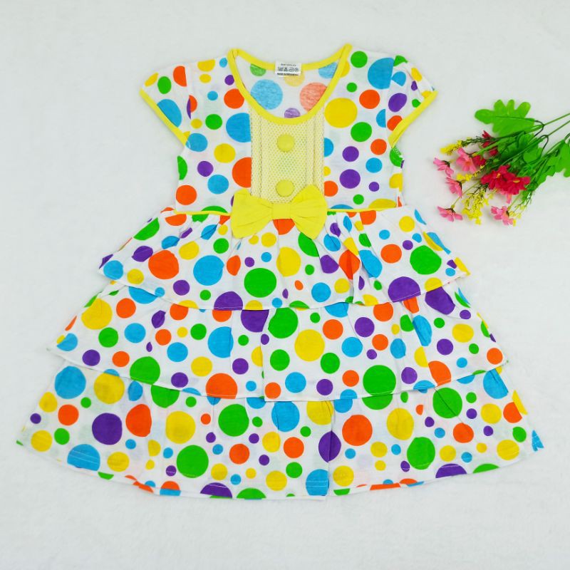 [Ss-1034] Dress Anak Perempuan size 1-2tahun, Pakaian Anak Perempuan