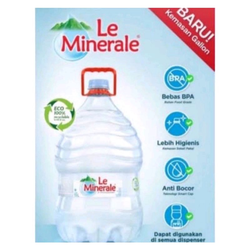 Jual Le minerale galon sekali pakai 15 liter Indonesia|Shopee Indonesia