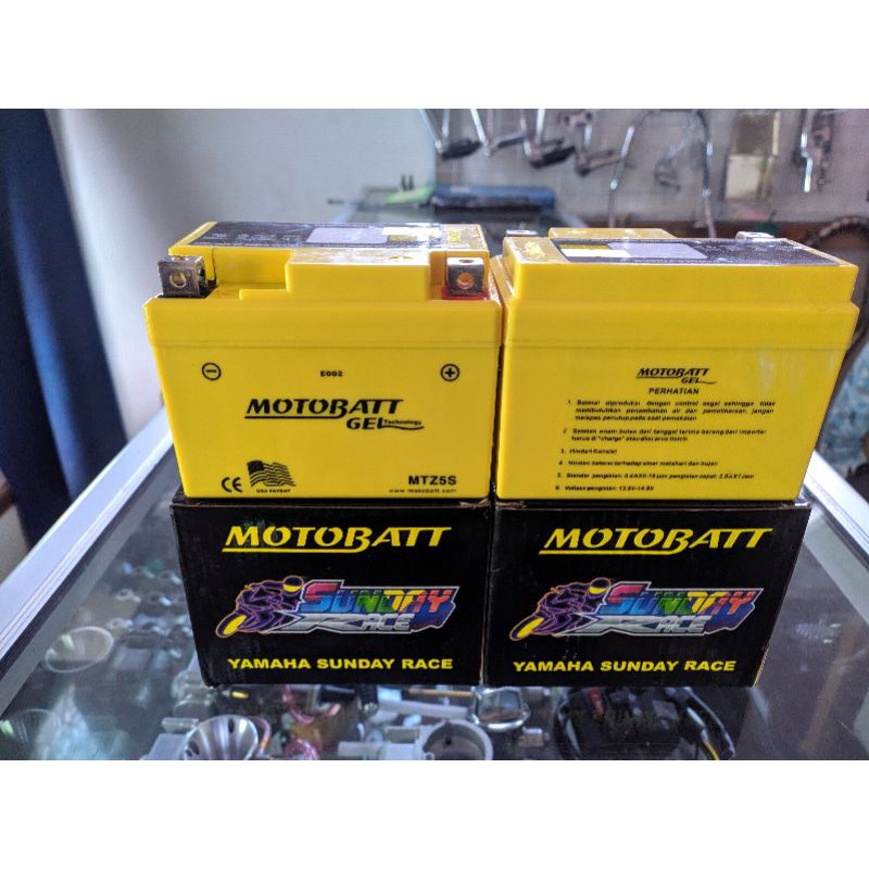 aki motobatt gel beat MTZ5S
