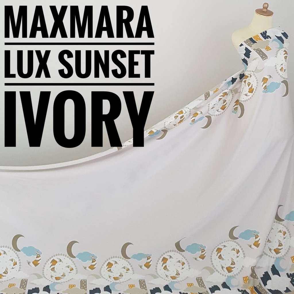Kain Meteran Maxmara Lux Sunset Ivory (0.5M)