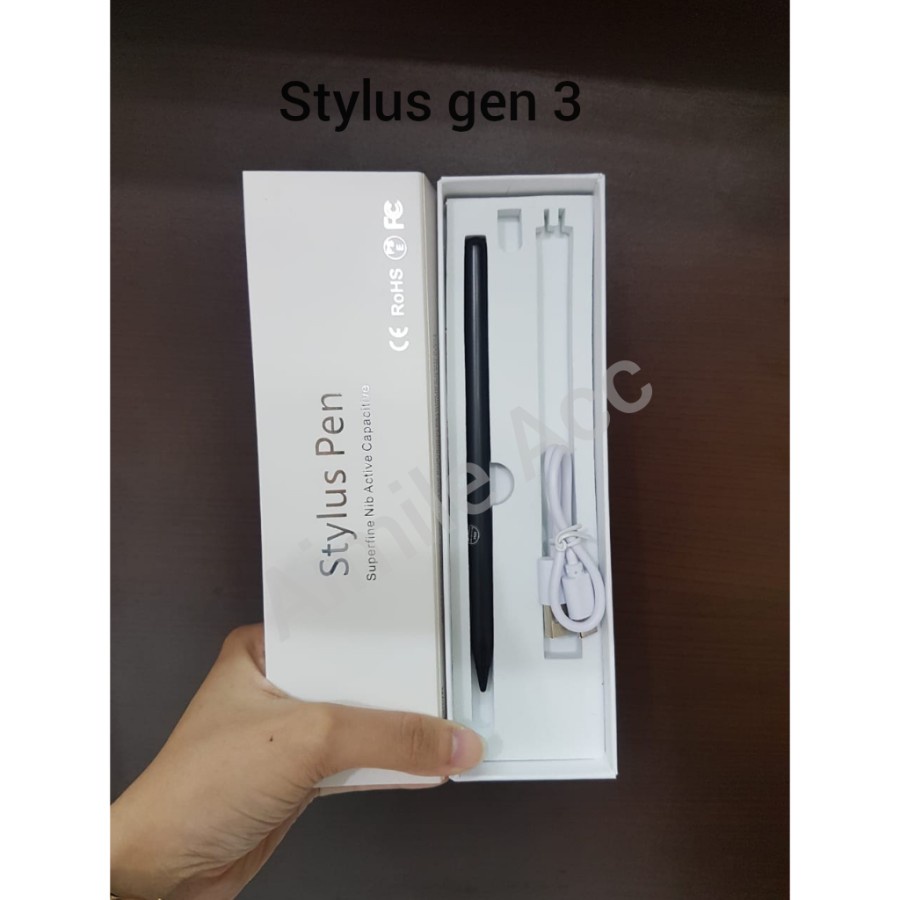 Stylus Pen Palm Rejection 9rd Gen Pro 11 / 12.9 / Air 3