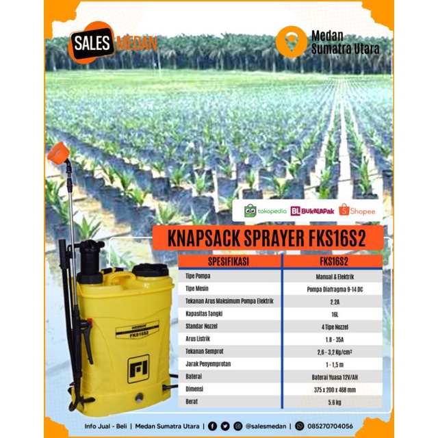 Knapsack sprayer Firman FKS16S2