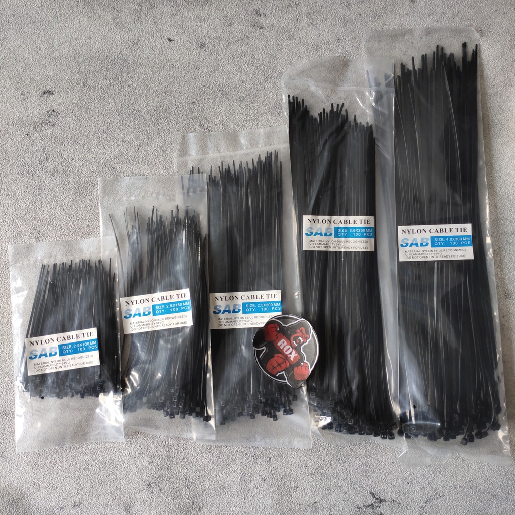 Kabel Ties Kabel Tis Cable Ties Tali Ties Pengikat Kabel 15 CM Isi 100 PCS