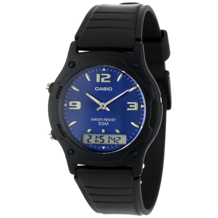 CASIO AW-49HE-2AVDF - Jam Tangan Pria - Hitam
