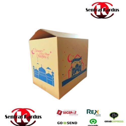 

(Special Edition) Kotak Lebaran Idul Fitri Box Parsel Uk 35x25x30cm (ISI 5 PCS) kardus Parcel/Boks Dus/Hampers Parcel//Lebaran/idul Fitri/Paket/sembako/BOX hampers/eid mubarak