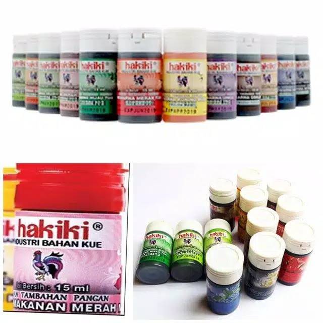 

1Lusin / 12pcs Pewarna Hakiki Sumbo Hakiki 15ml