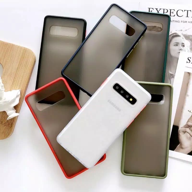 CASE MATTE SAMSUNG GALAXY S10 PLUS TRANSPARAN FUZE MACARON MY CHOICE - FA