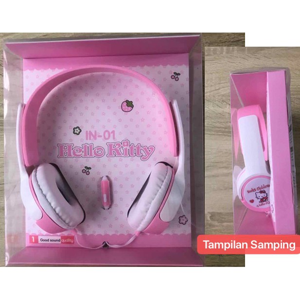 HGM-010 Headphone Karakter Kartun / Headset Kabel Cartoon / Headset Bando Motif Earphone Pl