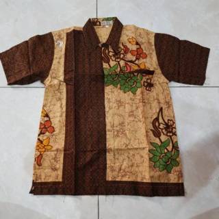 Gamis Batik  Sogan  Kembang Warna  Jumbo Mataram Primisima 