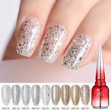 AS AXZ Glitter Nail Gel Polish 15ml / Kutek Gel AS Glitter / GlitterGel Polish / Glitter Gel Polish AS AXZ